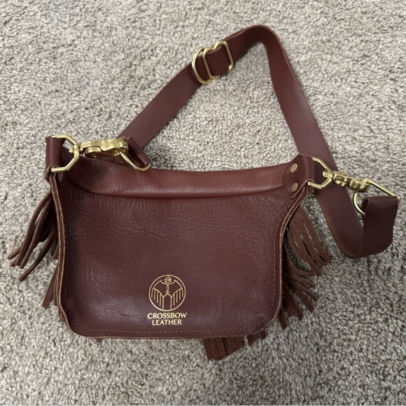 Crossbow Telluride Leather 3-Way Fringe Sidekick - Picture 2 of 4